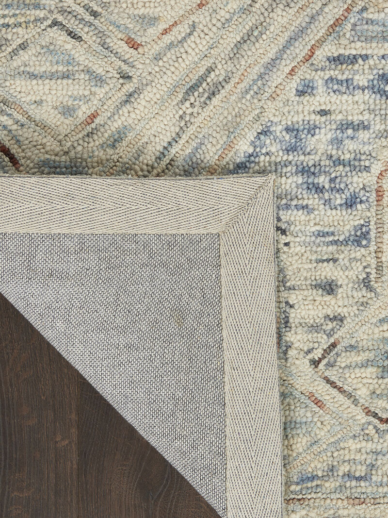 Interlock ITL02 Blue/Multicolor 2'3" x 7'6" Rug