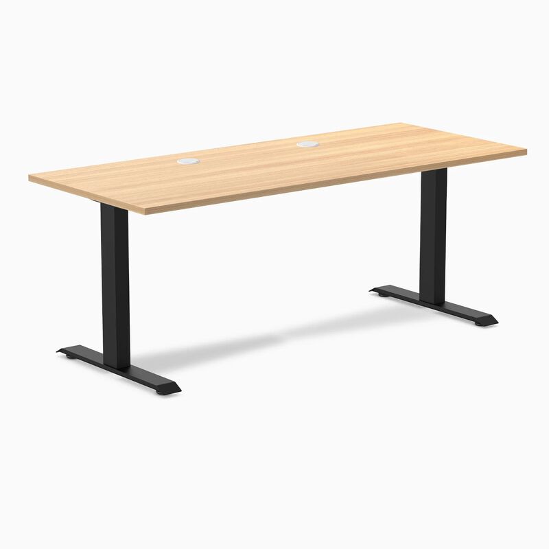 Desky Zero Scalloped Laminate Office Desk image number 0