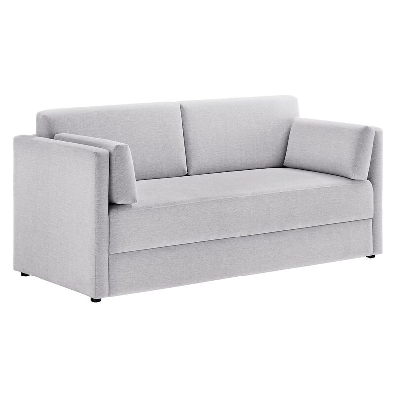 Modway Linden Upholstered Heathered Chenille Sofa