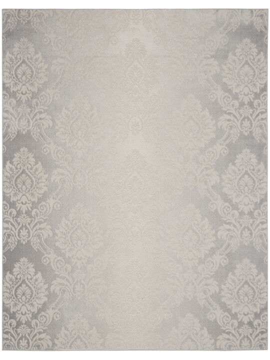 Elation ETN03 Ivory/Gray 9' x 12' Rug