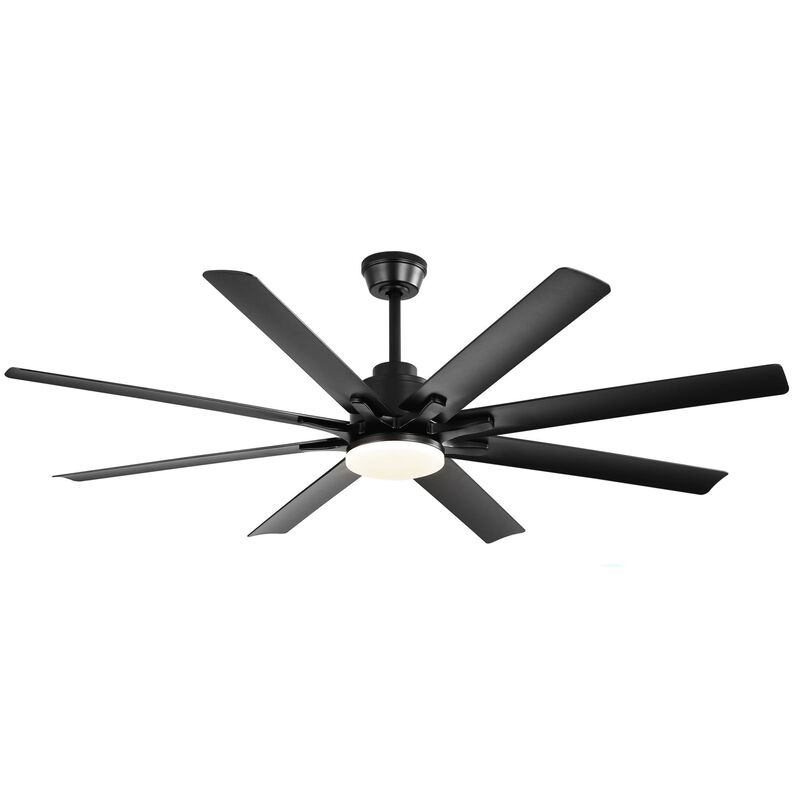ELEMENT ACE Modern 52-Inch Smart Ceiling Fan With Integrated Lighting And Reversible Airflow For Year-Round Comfort image number 0