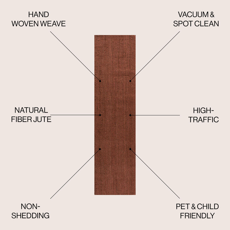 Pata Hand Woven Chunky Jute Area Rug