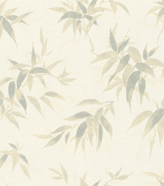 Minori White Leaves Wallpaper