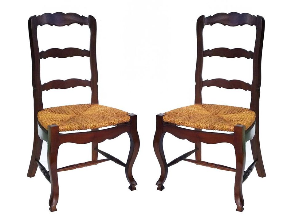 Ladder back Side Chair 2pcs