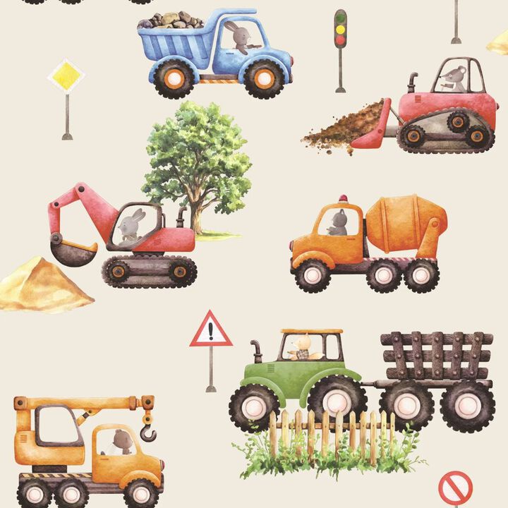 Little Builders Wallpaper