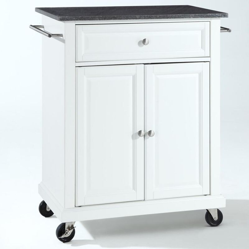 Kitchen Cart with Locking Caster Wheels for Stable and Mobile Storage in the Kitchen