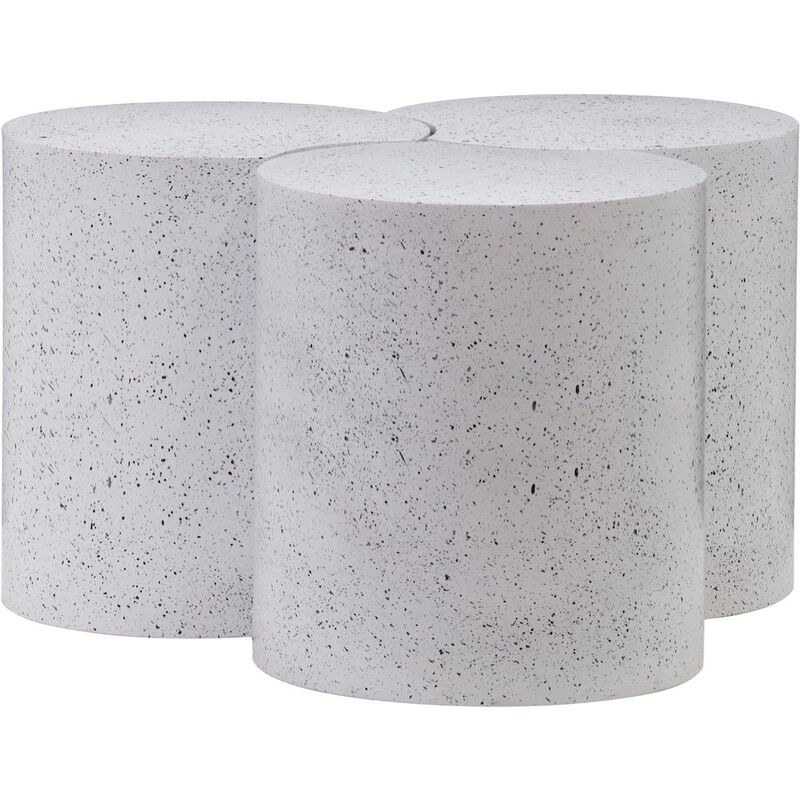 Meridian Furniture Dimple White Coffee Table