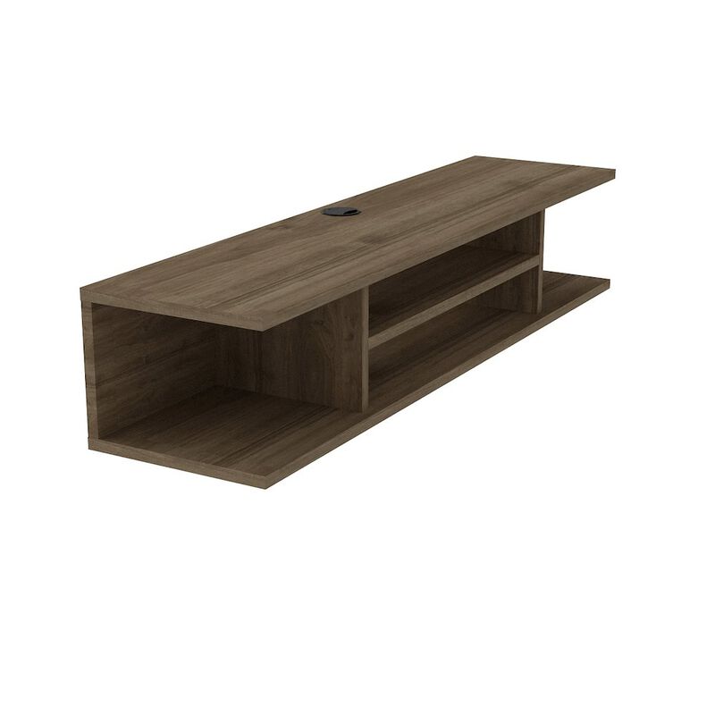 Decorotika Pivot Floating Tv Stand - Oud Oak