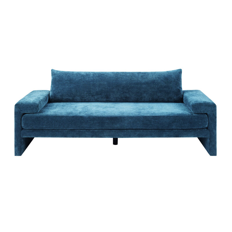 Merax Oversized Deep Seat Chenille 3-Seater Sofa with Wide Padded Armrests image number 0