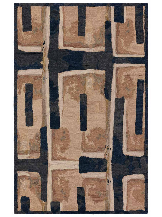 Honeycomb Balsa Ebony 6'X9' Rug