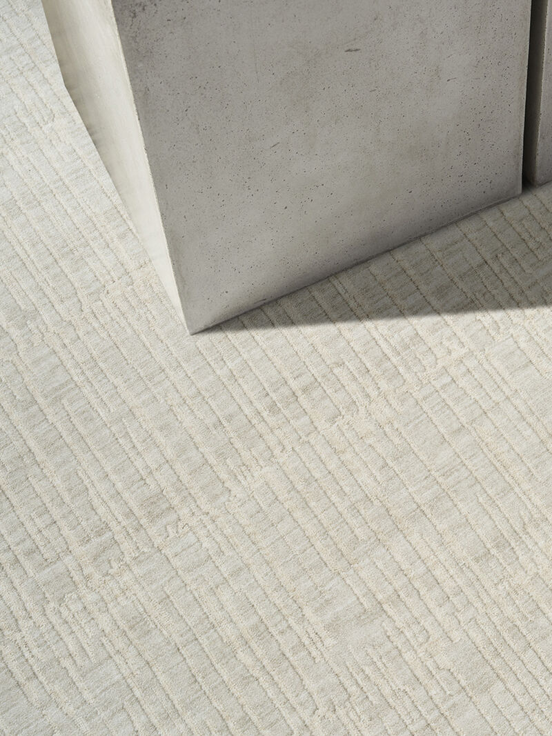 CK079 Notes NOT02 Silver/Ivory 5'3" x 7'3" Rug image number 5