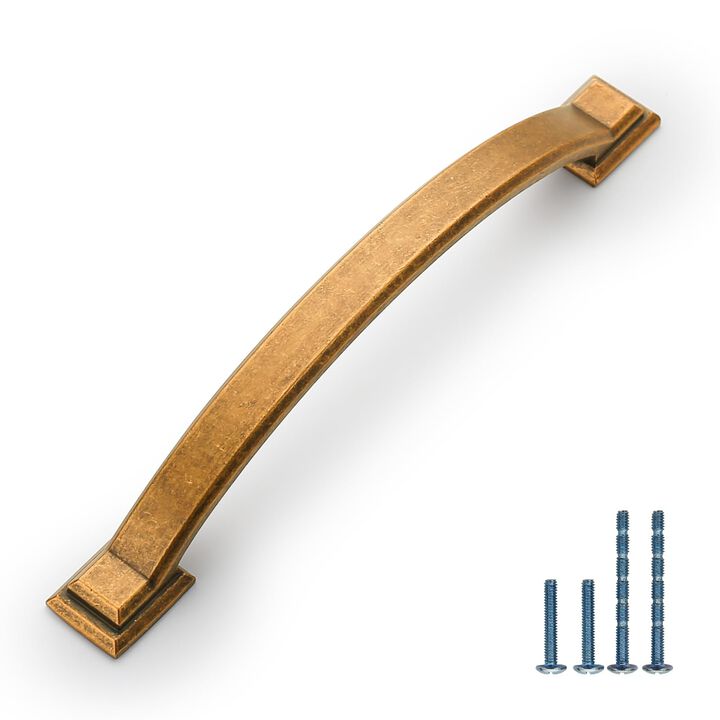 AOOTOCH 10 Pack Antique Brass Cabinet Pulls 5 Inch Kitchen Cabinet Handles Kitchen Handles for Cabinets Antique Drawer Pulls Ret