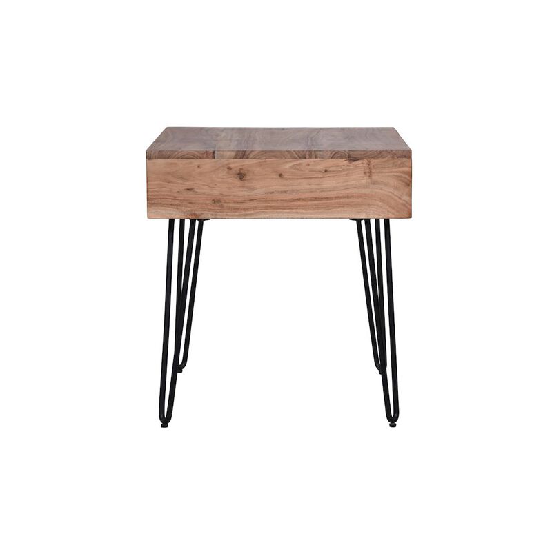 Jofran Rollins Solid Acacia End Table