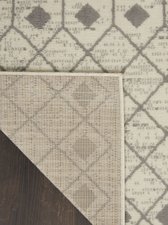 Grafix GRF37 Ivory/Gray 3'9" x 5'9" Rug