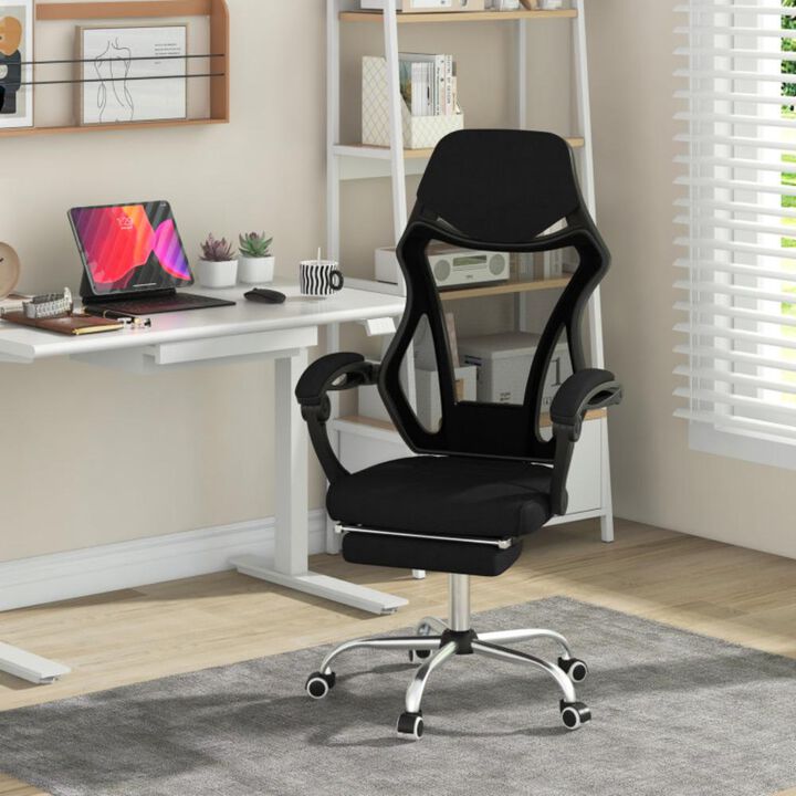 Hivvago Ergonomic Mesh Office Chair with Footrest and Tilting Backrest