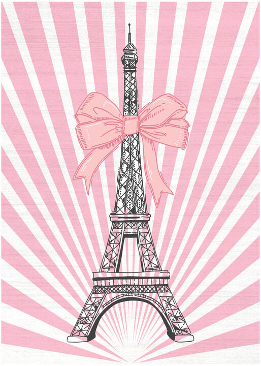 HomeRoots Eiffel Tower Youthful Washable Area Rug