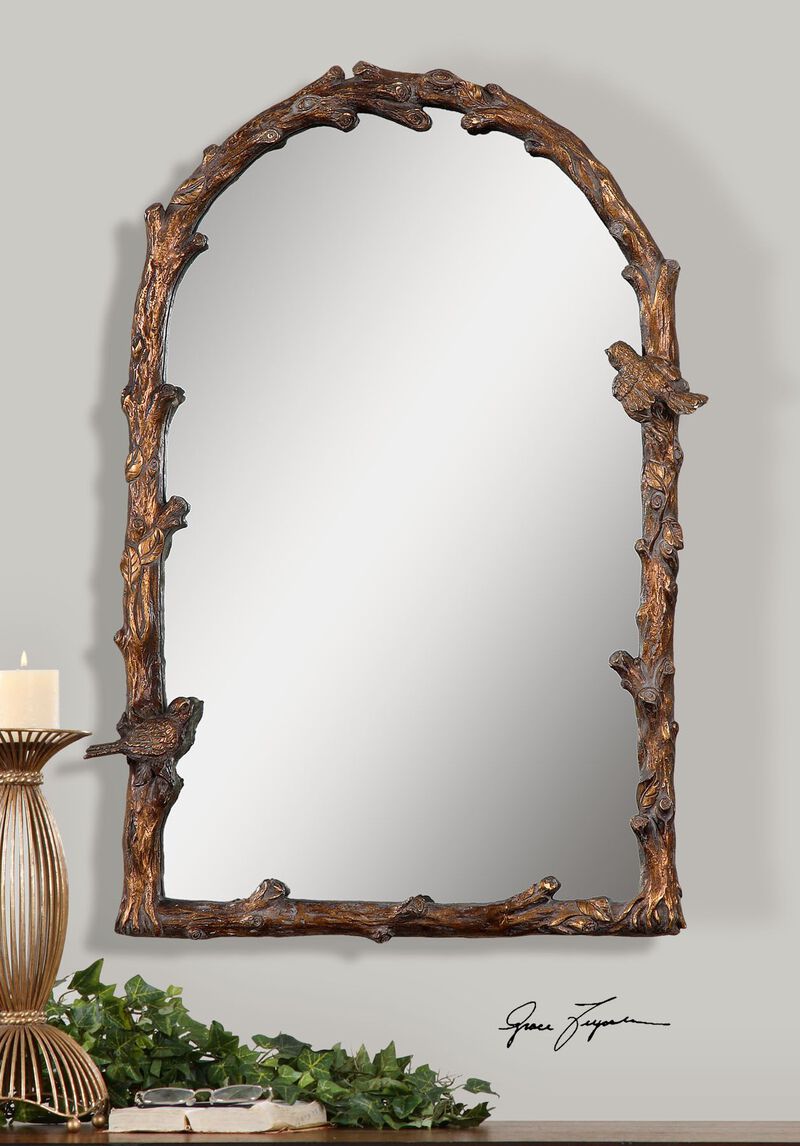 Uttermost Paza Antique Gold Arch Mirror