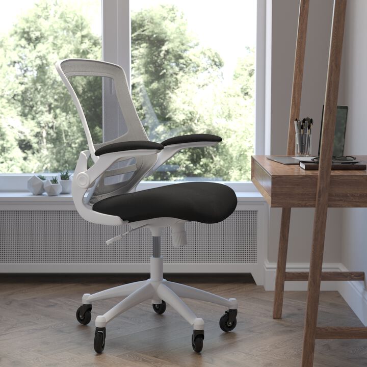 Kelista Desk Chair with Transparent Roller Wheels
