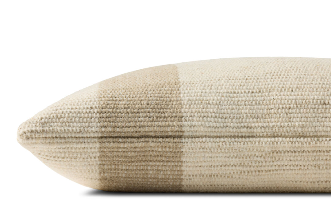 Mistwood PLF002 16'' x 26'' Ivory Down Pillow by Leanne Ford x Loloi