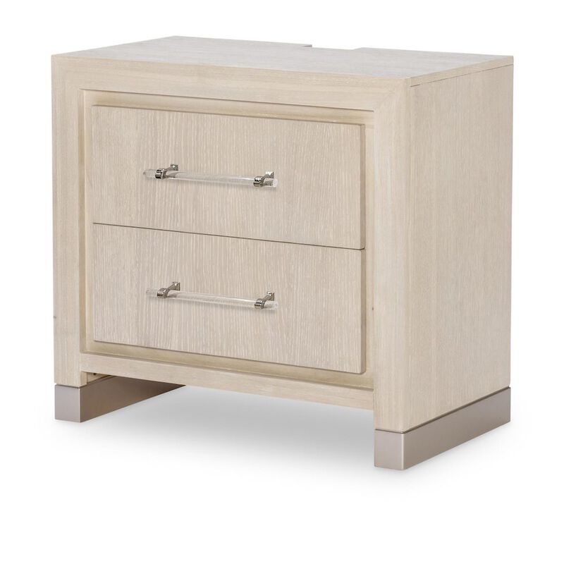 Legacy Classic Bliss Nightstand (2 Drawers, Power With 2 Outlets, 1 USB + 1 USB-C)