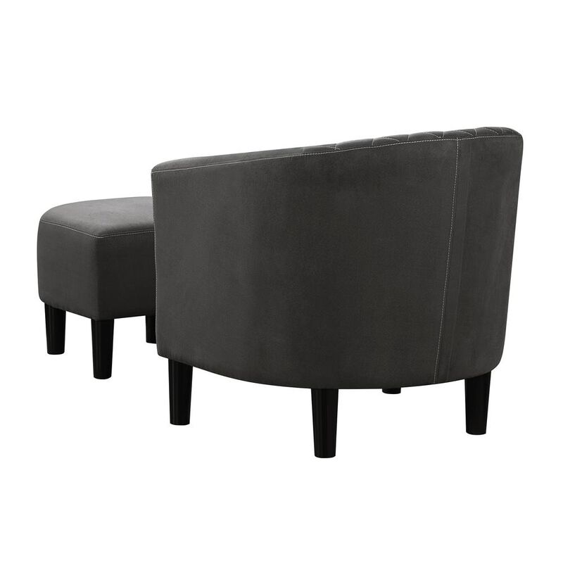 Convience Concept, Inc. Take a Seat Roosevelt Accent Chair with Ottoman