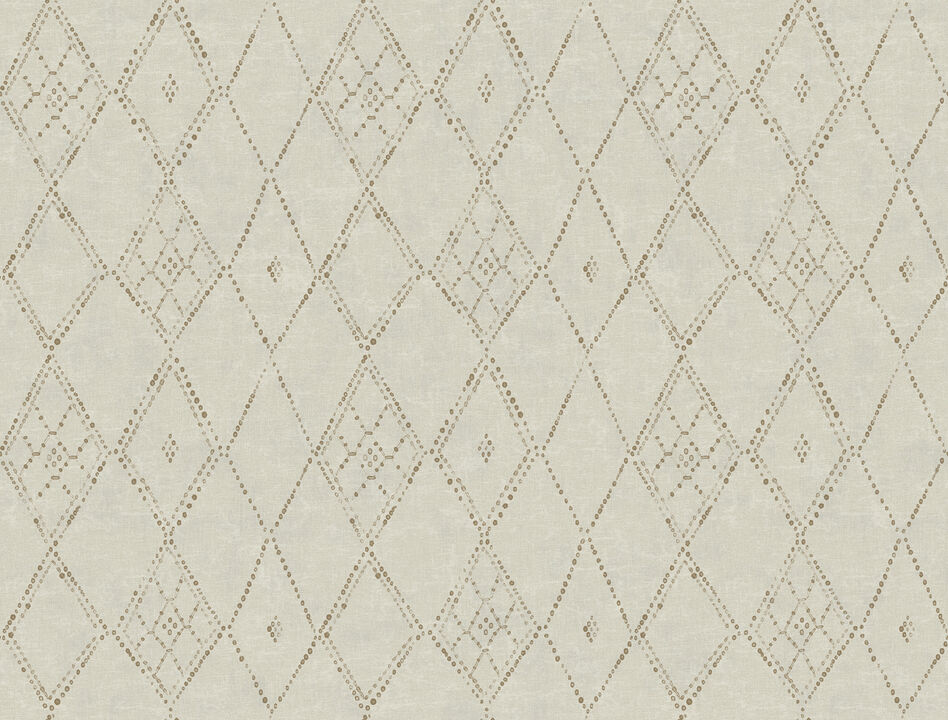 Souk Diamonds Gold Wallpaper