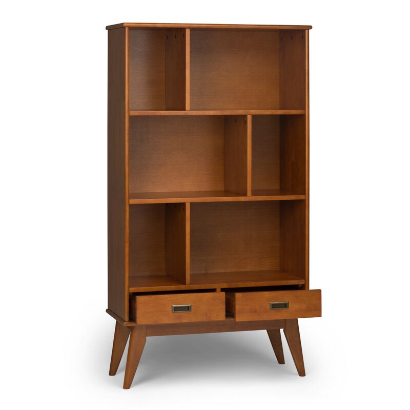 Lirbru Mid Century Wide Bookcase image number 2