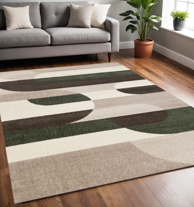 HomeRoots Geometric Area Rug