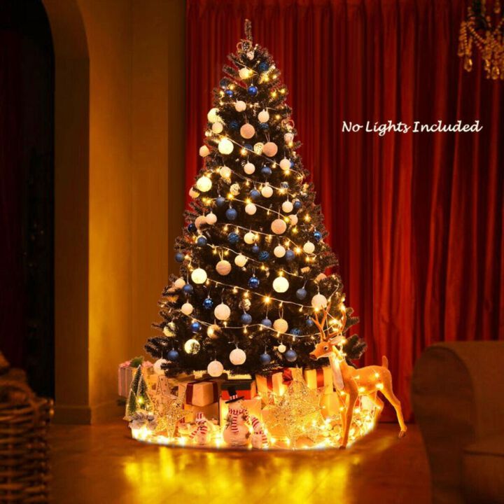Hivvago 7.5 Feet Hinged Artificial Halloween Christmas Tree