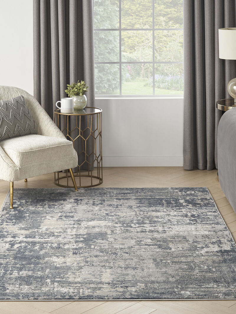 Quarry QUA04 Gray/Beige 3'9" x 5'9" Rug
