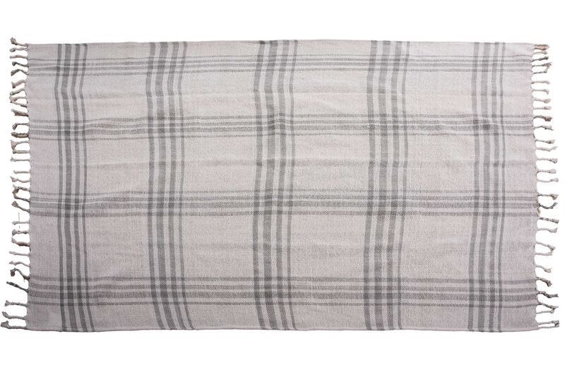 Gray 50" x 60" Throw Blanket