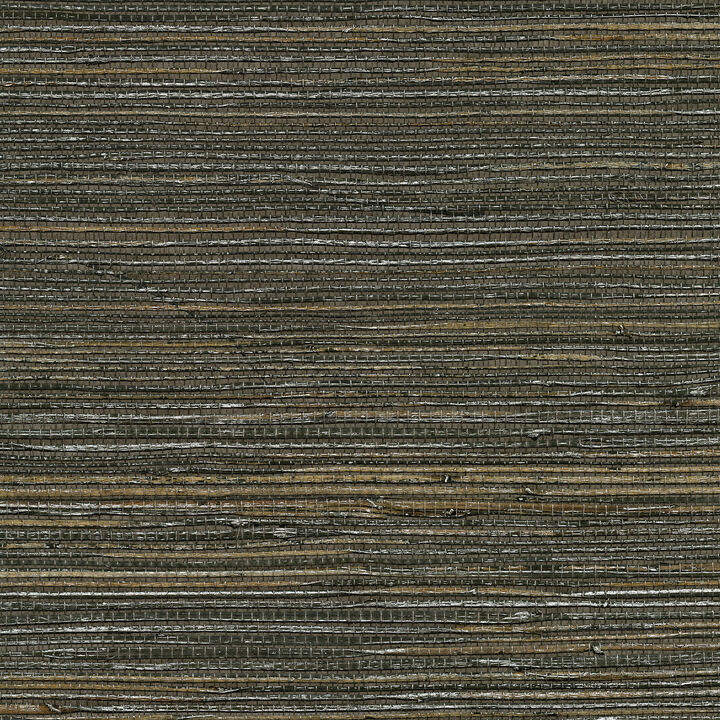 Shandong Chocolate Ramie Grasscloth Wallpaper