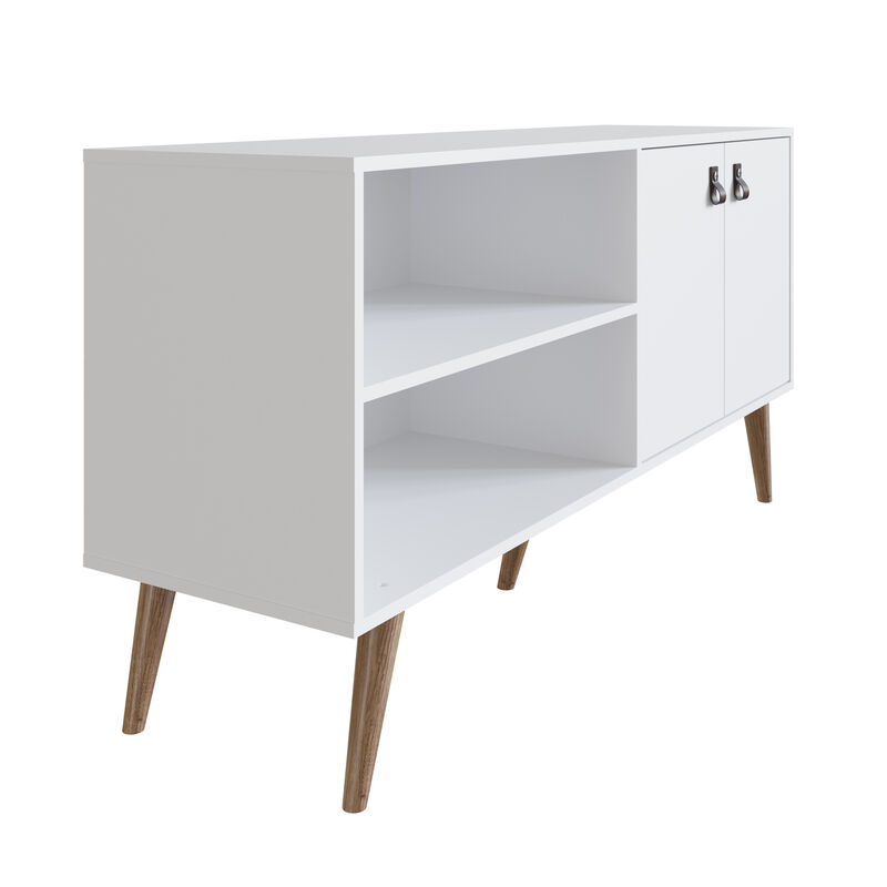 Amber White TV Stand