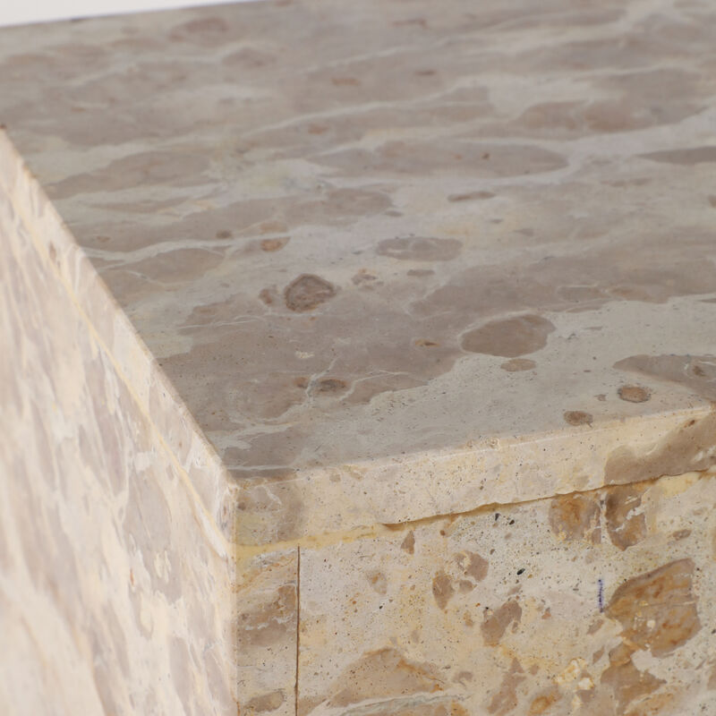 Tatumway Marble Pedestal Accent Table image number 5