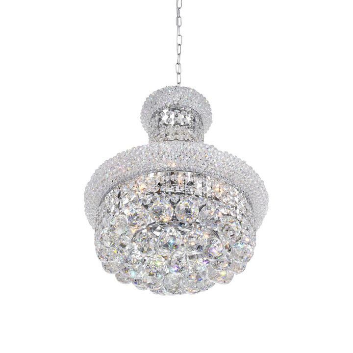 Empire 6 Light Chandelier With Chrome Finish