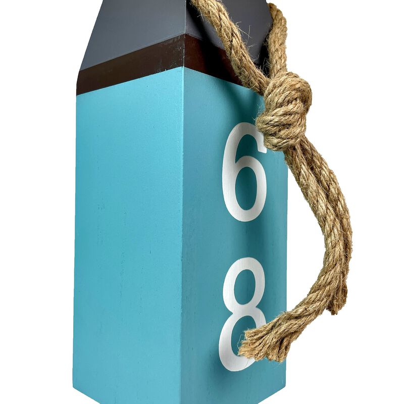 Coastal Blue Buoy Table Lamp 195 Nautical Beach Decor With Shade image number 4