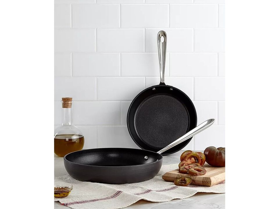 All-Clad HA1 Hard Anodized 8" & 10" 2PC Fry Pan Set