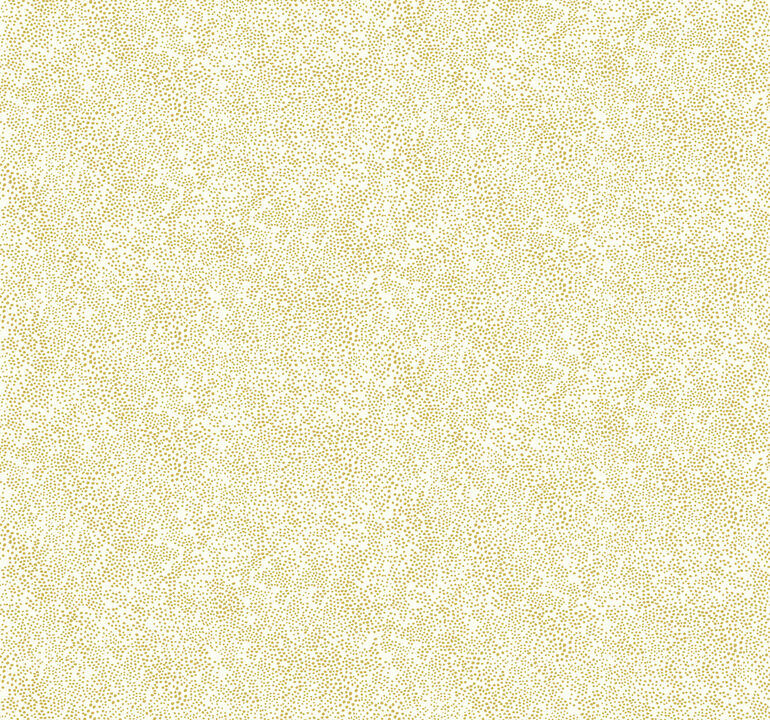 Champagne Dots Gold & White Wallpaper