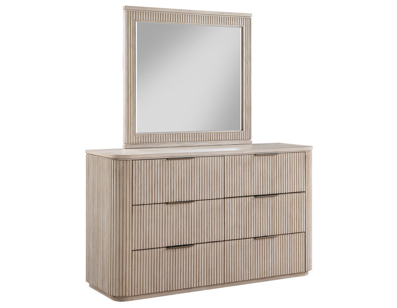Henry 6-Drawer Dresser & Mirror