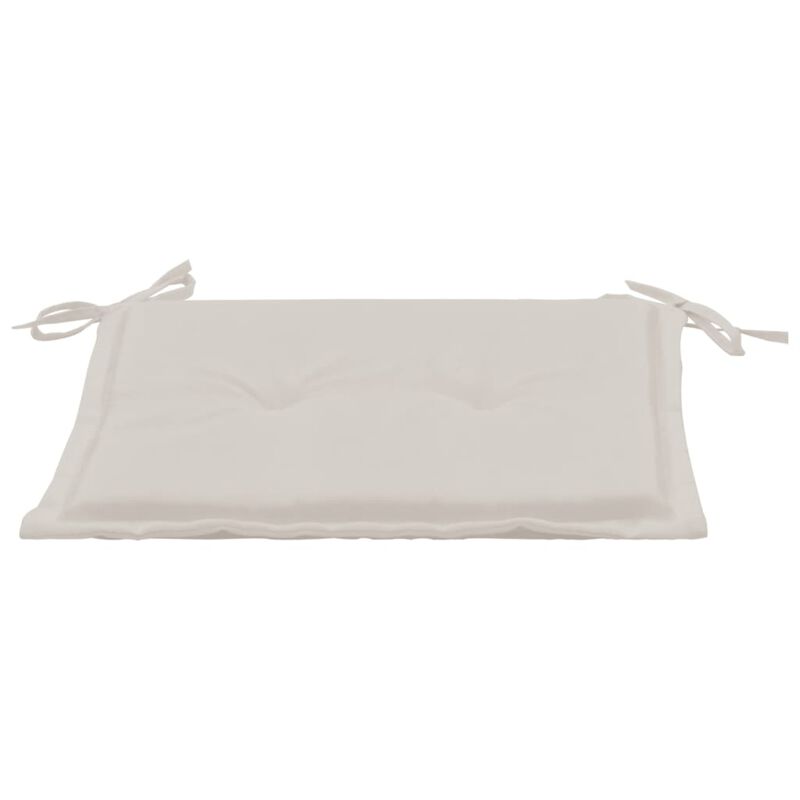 vidaXL Garden Chair Cushions 2 pcs Cream 19.7"x19.7"x1.2"