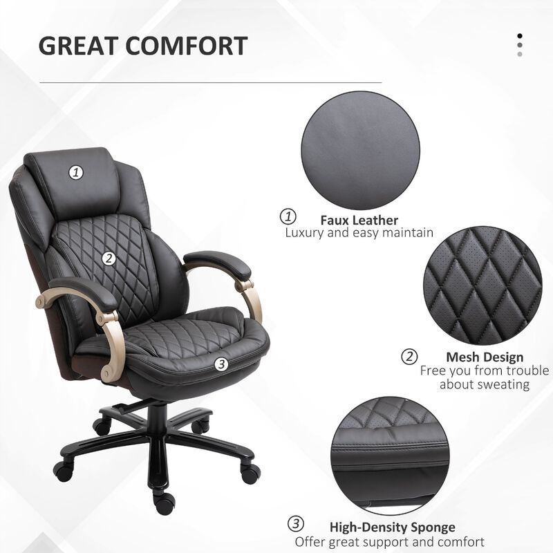 Comfortable Ergonomic Massage Chair with Adjustable Height and Lumbar Support