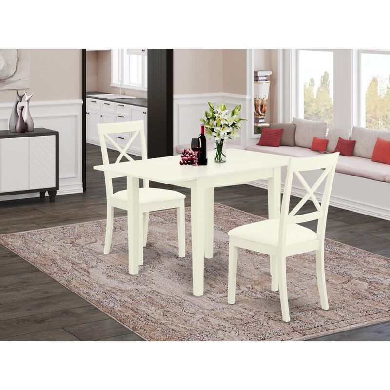 Dining Room Set Linen White