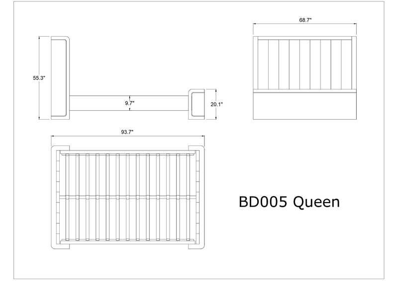 Kingdom Gray Queen Bed