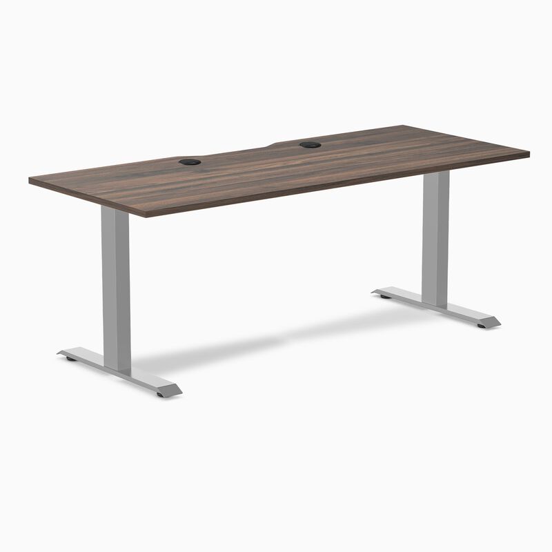Desky Zero Scalloped Laminate Office Desk image number 0