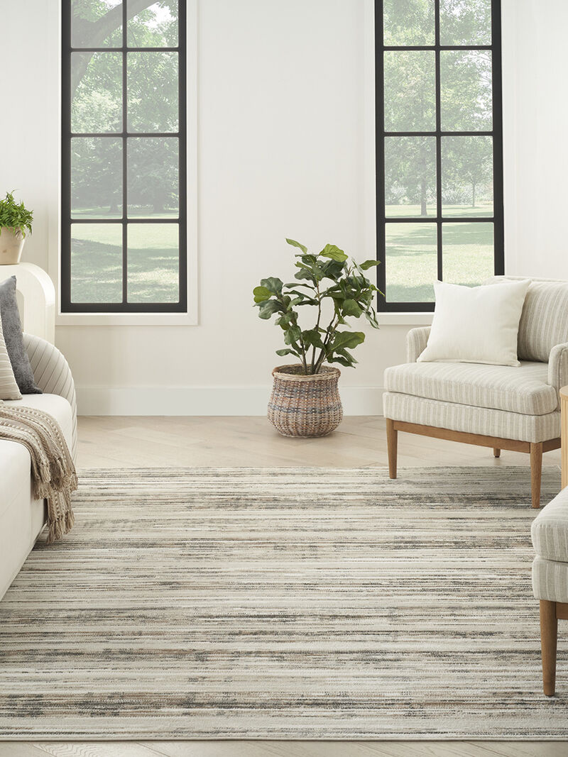 Serenity Home SRH03 Ivory/Beige 2'2" x 3'9" Rug image number 1
