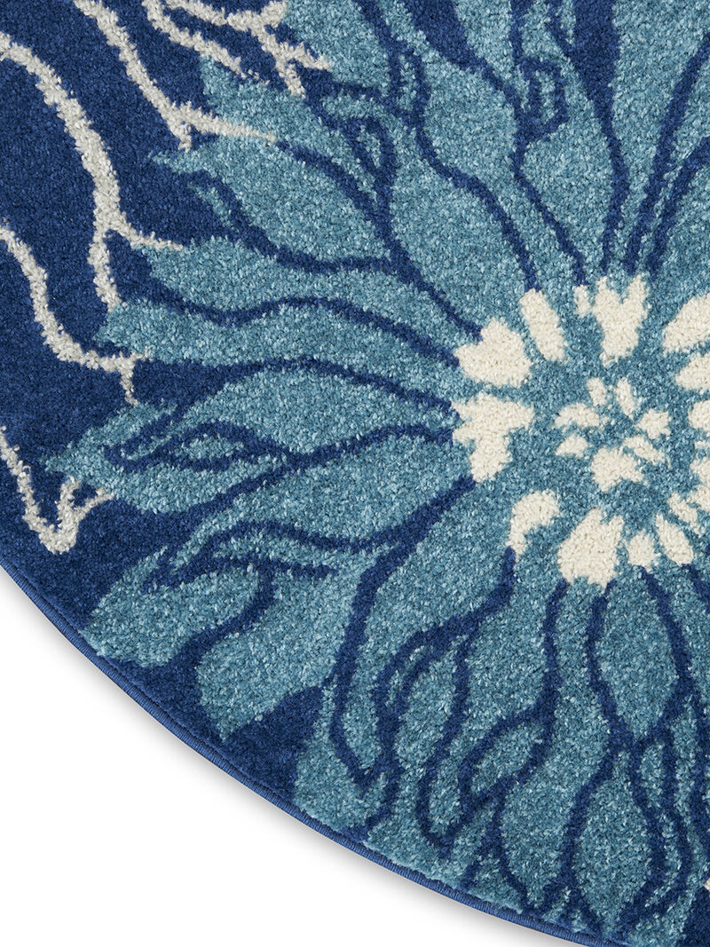 Passion PSN17 Navy/Ivory 5'3" x 7'3" Rug image number 4