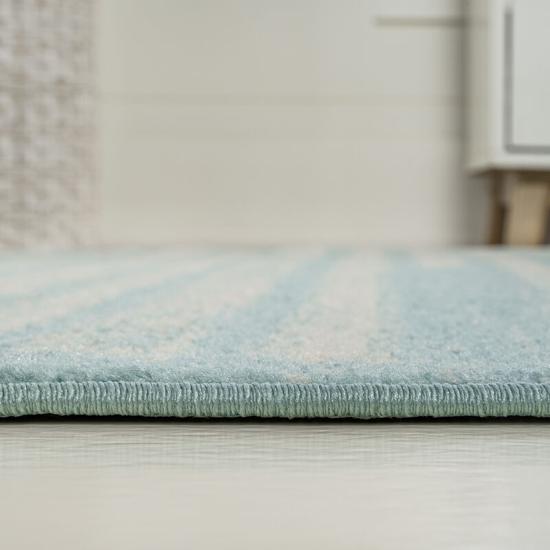 Khalil Modern Berber Stripe Area Rug