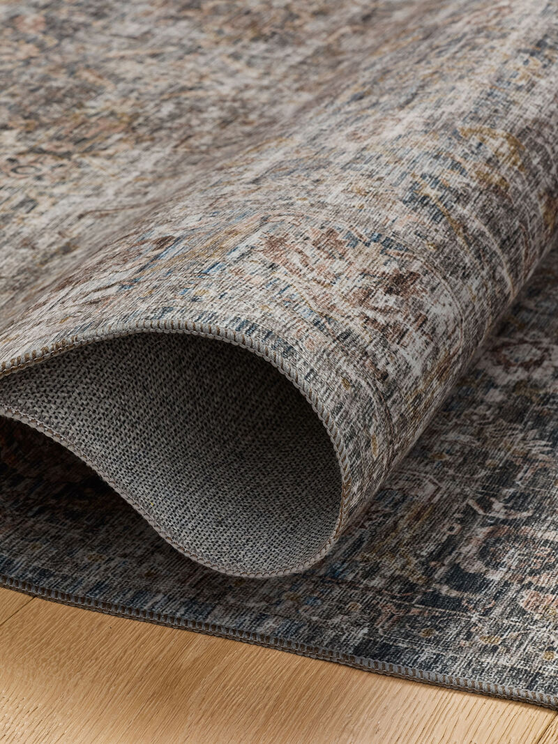 Josie JOS05 Dove/Gold 5' x 7'6" Machine Washable Rug by Amber Lewis x Loloi image number 4