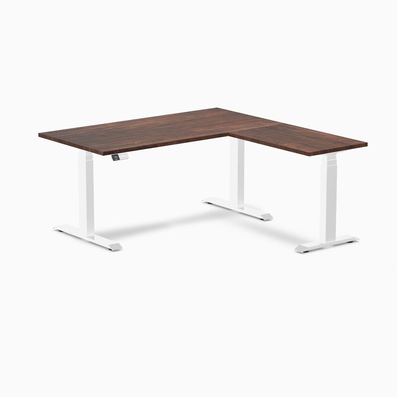 Desky Softwood L-Shape Sit Stand Desk image number 0