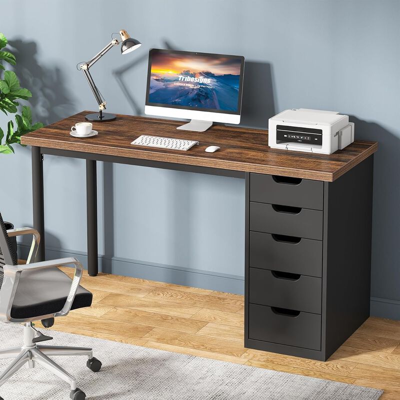 53" Reversible L Shaped Desk image number 1